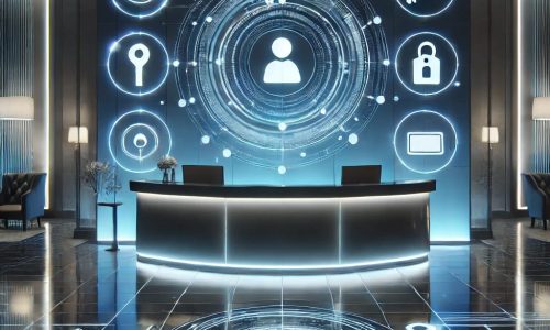 réception d'un hôtel